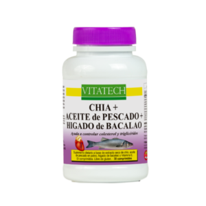 ACEITE PESC+CHIA+BAC 30 CAPS VITATECH